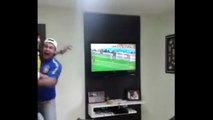 Coupe du Monde : il casse sa télé durant Brésil - Chili