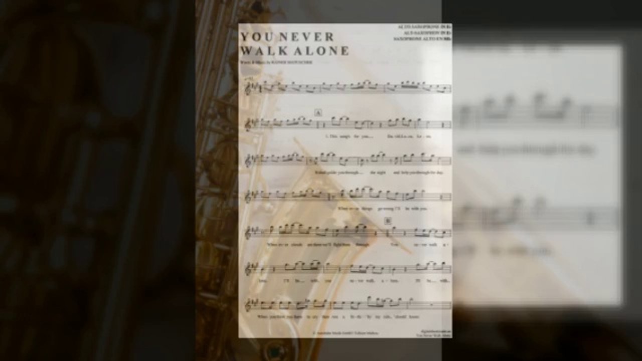 Noten bei notendownload - You never walk alone (Mathou)