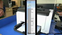 Barcode label maker software prints barcode labels.