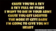 Coldplay - A Sky Full Of Stars (Lyrics)