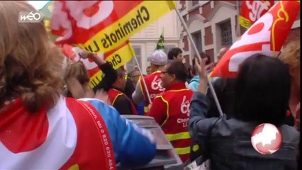 Lille : les CRS évacuent les intermittents