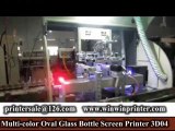wine glass bottle screen printer machine 3D04