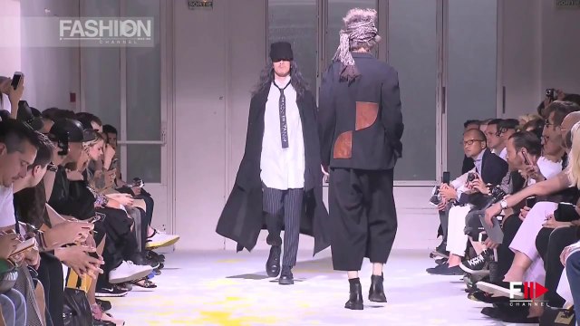 YOHJI YAMAMOTO Menswear Spring Summer 2015 Paris Fashion Show by Fashion Channel