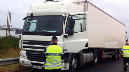 Accident camions RN 12