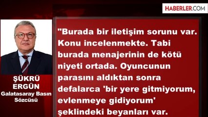 Şükrü Ergün: Hajrovic'i Şikayet Edeceğiz