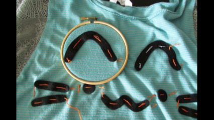 kawaii finds monthly craft challenge - cat face applique