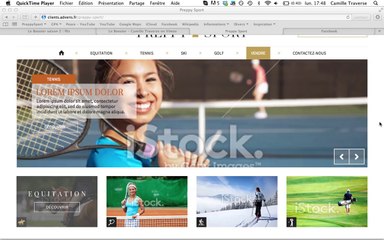 Enregistrement de l’écran d'accueil