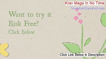 Krav Maga In No Time Free Review [See my Review 2014]