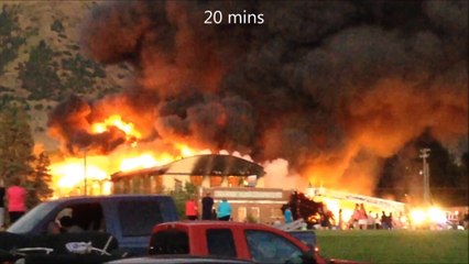 Whole Baron Woolen Mill fire Brigham City Utah