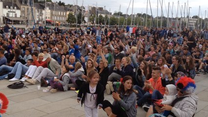 Liesse pour la victoire de la France