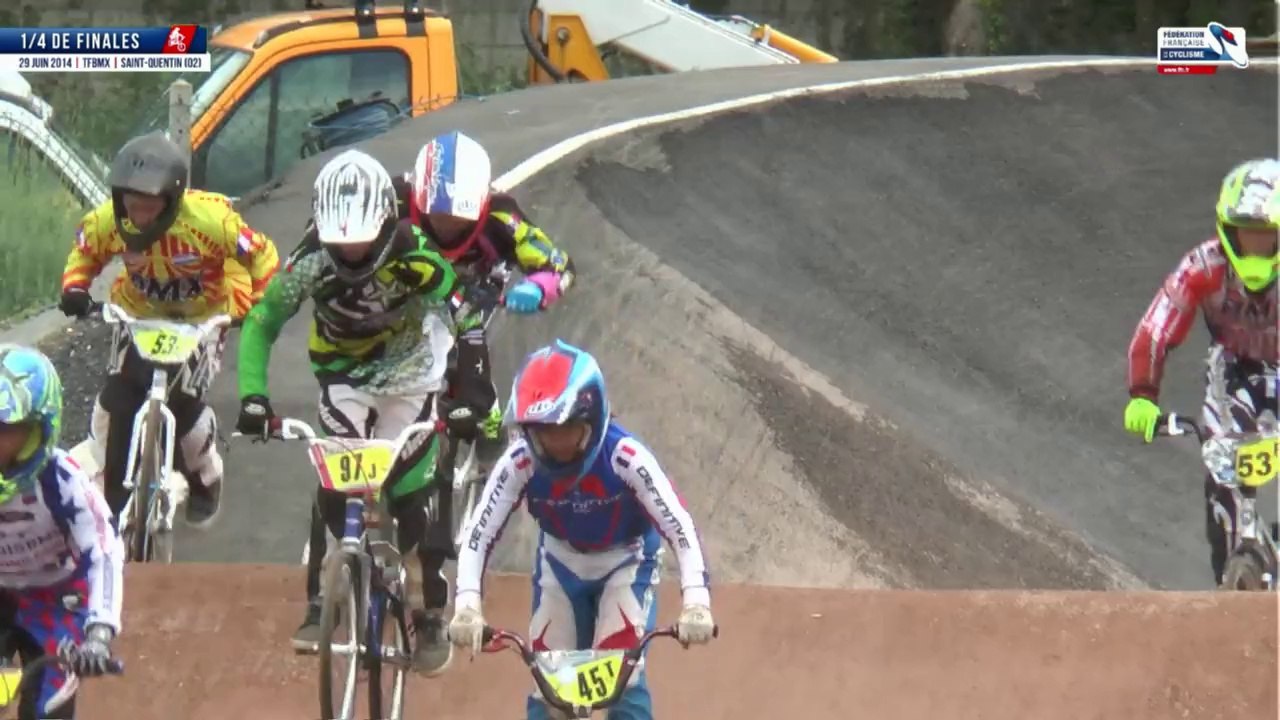 Replay 1/4 de finales Trophée de France BMX 2014 à Saint-Quentin
