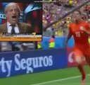Huntelaar'ın golüne çılgınlar gibi sevinen İtalyan Spiker