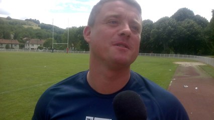 Sébastien Delpiroux le préparateur physique du stade aurillacois