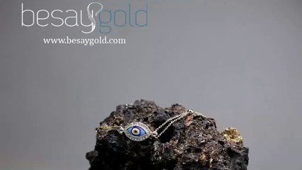 tirnakli cekik gözlü altın bileklik