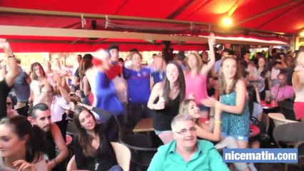 Coupe du monde : les Niçois fêtent les quarts de finale