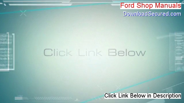 Ford Shop Manuals Free PDF [ford truck shop manuals online]