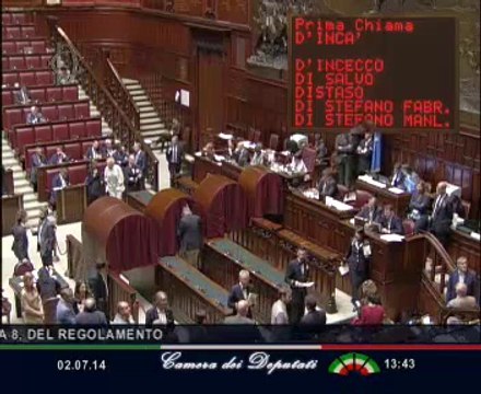 Roma - Camera - 17° Legislatura - 255° seduta (02.07.14)