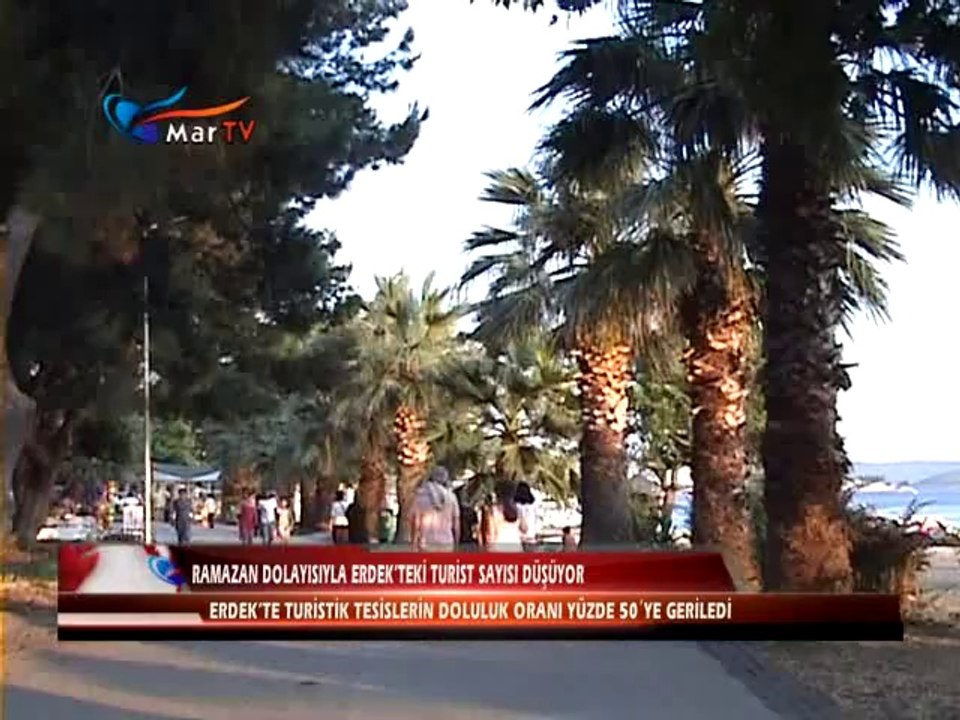 RAMAZAN DOLAYISIYLA ERDEK'TEKİ TURİST SAYISI DÜŞÜYOR