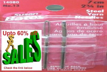 Best Deals Susan Bates Steel Yarn Knitting Needle 2-3/4-Inch 2 Per Package Review