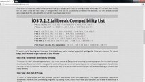 HowTo Jailbreak ios 7.1.2 UNTETHERED With Evasion - A5X, A5 & A4 Devices