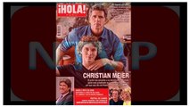 Christian Meier presentó a su hijo en la revista 