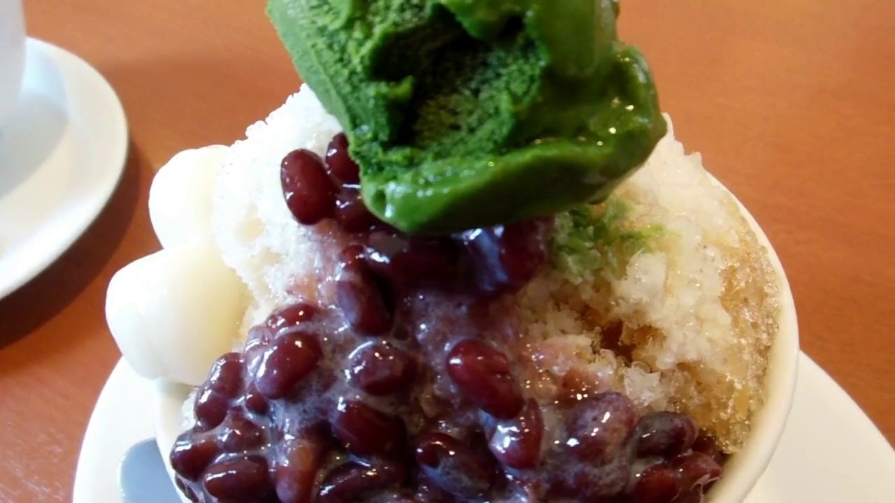 Red Bean Icey Yumminess in Japan!