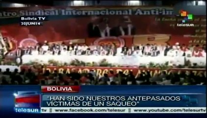 Nuestros antepasados fueron víctimas de saqueo y humillación: pdte Evo