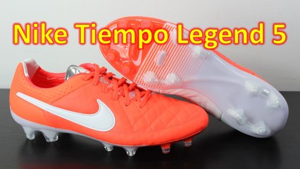 Nike Tiempo Legend 5 Total Crimson/White - Unboxing + On Feet