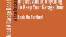 Looking For Garage Door Repair and Service Owings MD?