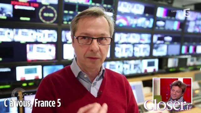 C à vous : Laurent Delahousse pense être le présentateur le moins bien coiffé de la télé