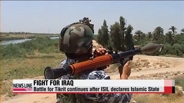 Battle for Tikrit continues in Iraq, as Islamic State declared