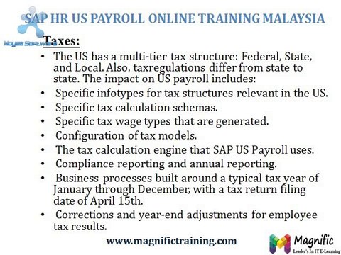 sap hr us payroll online training india,uk,canada,dubai,south africa