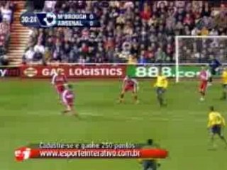 Shoot Rosicky vs Boro