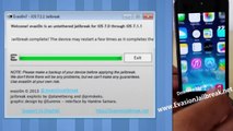 HowTo Jailbreak iOS 7.1.1 iPhone iPad iPod finales de presse, Tutoriel complet (iOS 7.1 - 7.1.1)