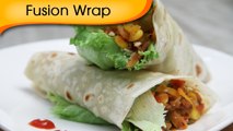 Fusion Wrap - Healthy Veg Wrap - Quick Easy To Make Tiffin Snacks / Brunch Recipe By