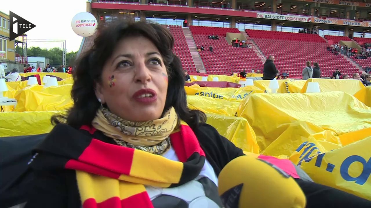 Les supporters allemands ont eu chaud