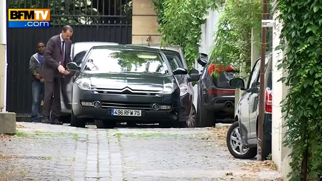 Nicolas Sarkozy en garde à vue: les images de son arrivée à la PJ - 01/07