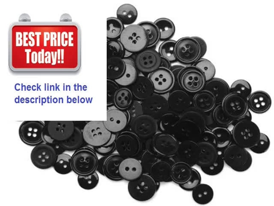 Best Deals Blumenthal Lansing Favorite Findings Basic Buttons Assorted Sizes 130/Pkg Black Review