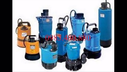 Tel./0983480880./Bơm chìm hút bùn đặc Tsurumi KRS2-150, bơm hố móng công trình Tsurumi