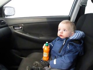 Child scared of car wash