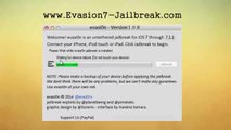 How To jailbreak ios 7.1.1 on iPhone 4s/5/5s/5c iPod Touch and iPad with evasion 1.0.8