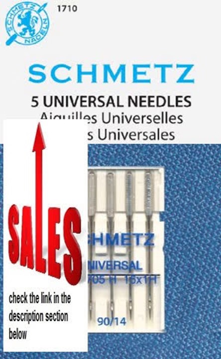 Best Deals SCHMETZ Universal (130/705 H) Household Sewing Machine Needles - Carded - Size 90/14 Review