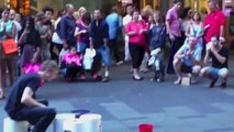 Incredibly Fast Street Drummer - Pitt Street Sydney