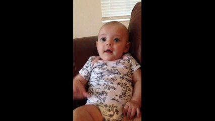 17 week old baby Nova speaks up!