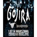 GOJIRA + support Warszawa 1.07.2014 koncert na żywo