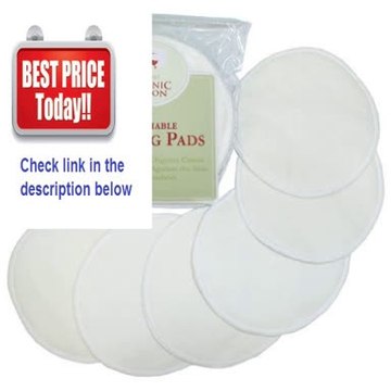 Best Deals TL Care 6 Pack Organic Cotton Nursing Pads Natural Review