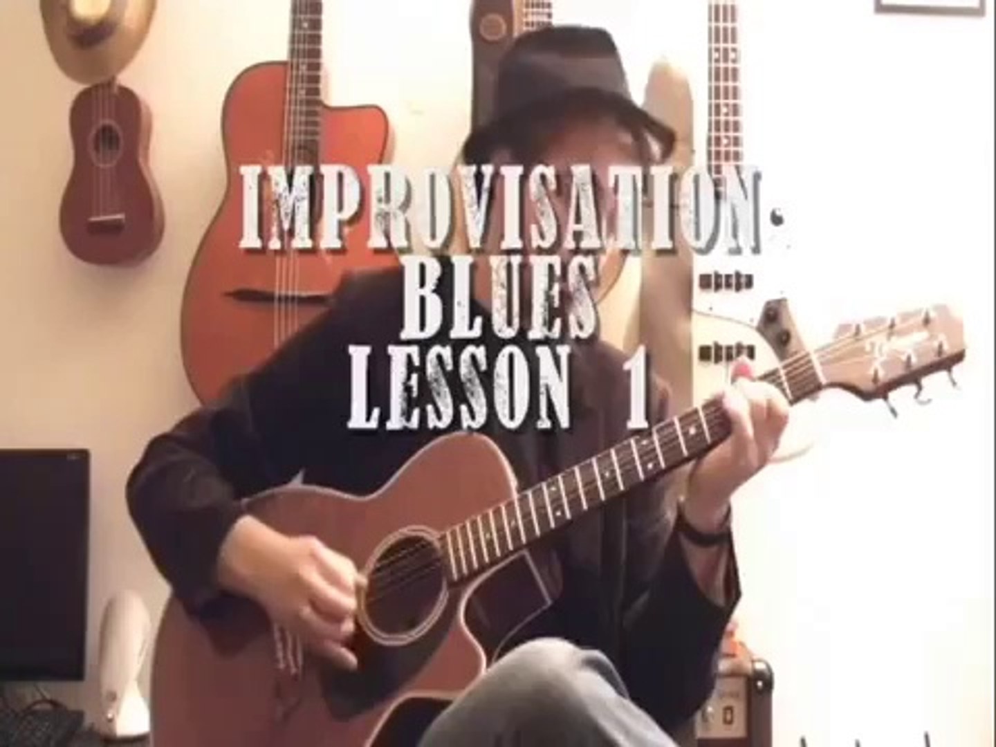 Improviser sur blues acoustique - Tutoriel guitare - Vidéo Dailymotion