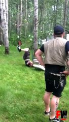 Chair jump goes wrong