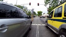 Amazing Street Perfomer Juggling in Traffic! GoPro Footage