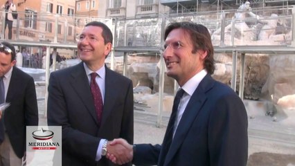 Restauro-show Fontana di Trevi, una passerella per continuare a visitarla